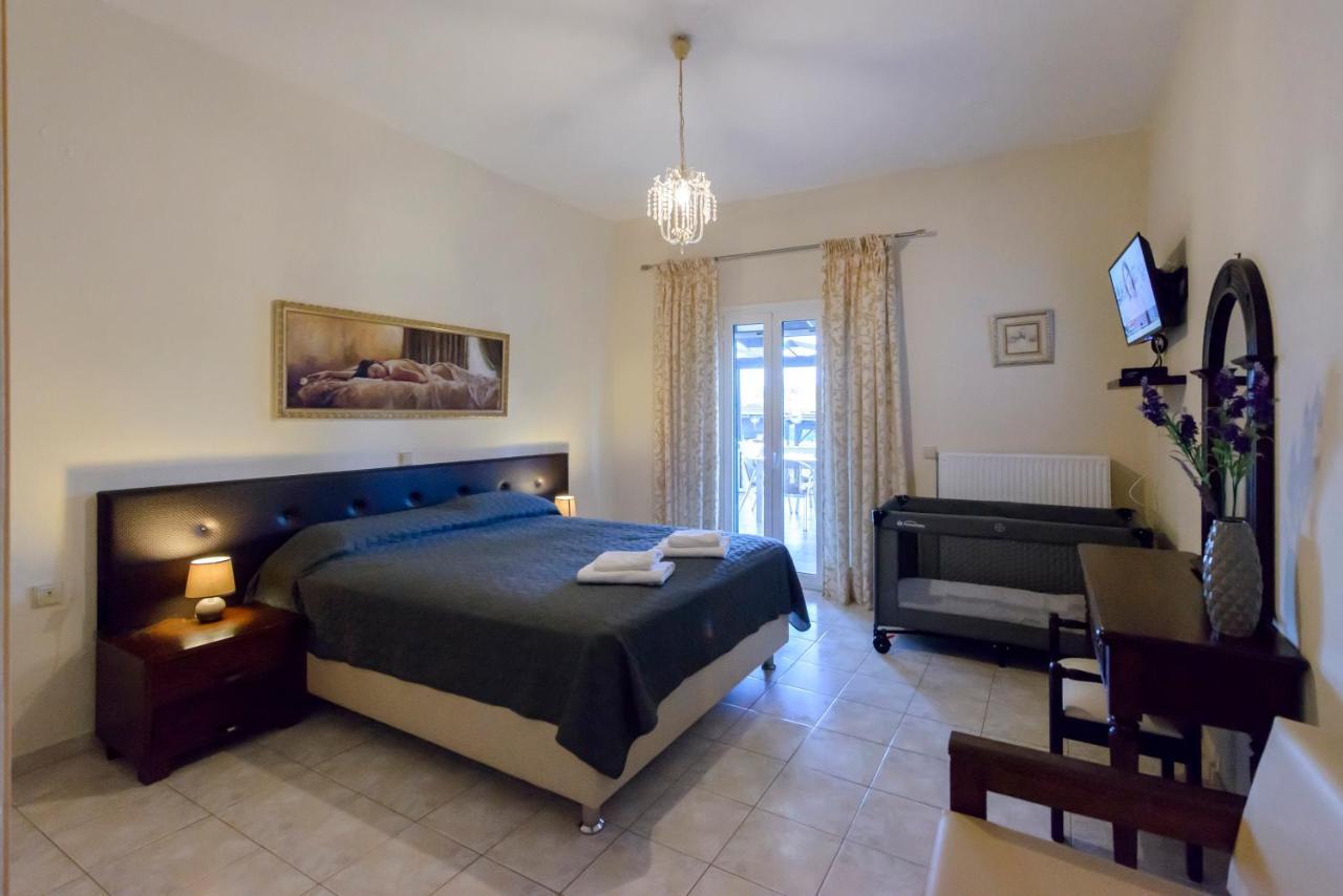 Villa Maxim With Private Pool & Tennis Court Halikounas Екстер'єр фото