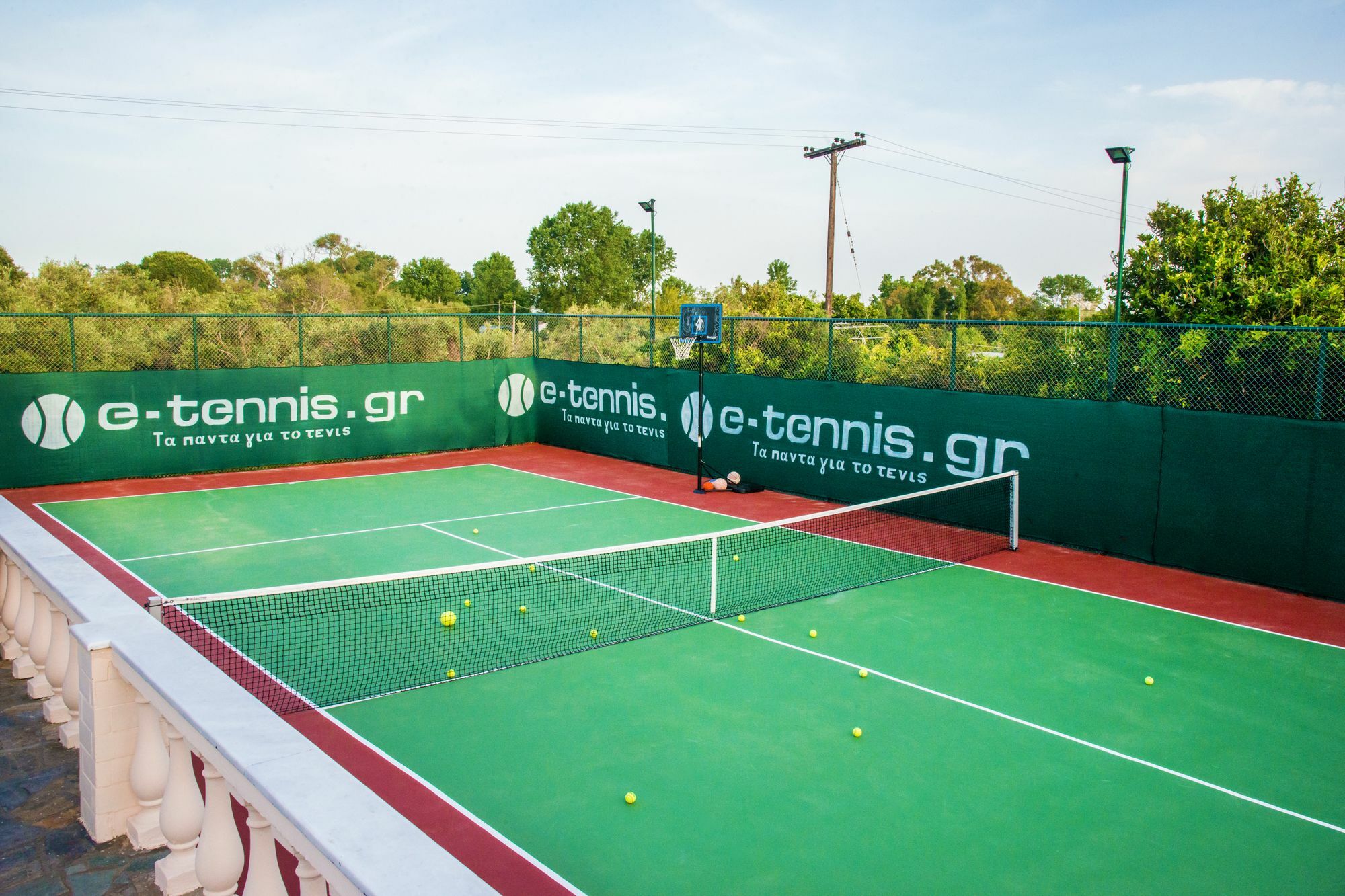 Villa Maxim With Private Pool & Tennis Court Halikounas Екстер'єр фото