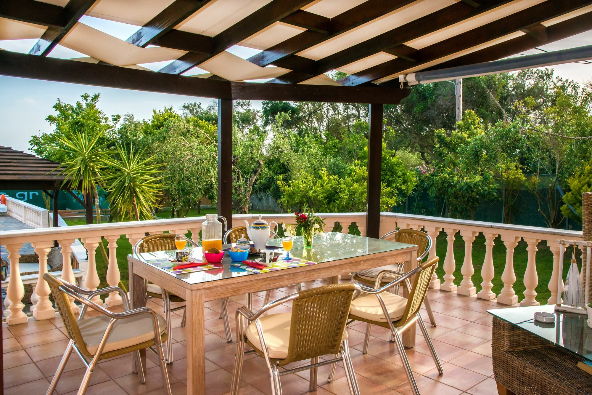 Villa Maxim With Private Pool & Tennis Court Halikounas Екстер'єр фото